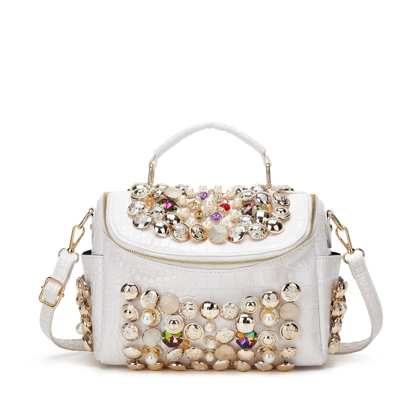Women's Fashion Elegant Beaded Personalized Rhinestone Temperament Women's Handbag