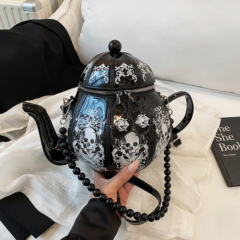 Women's Quirky Ideas Kettle Popular Personalized Stitching Portable Women's Handbag
