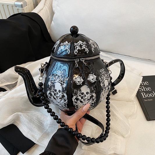 Women's Quirky Ideas Kettle Popular Personalized Stitching Portable Women's Handbag
