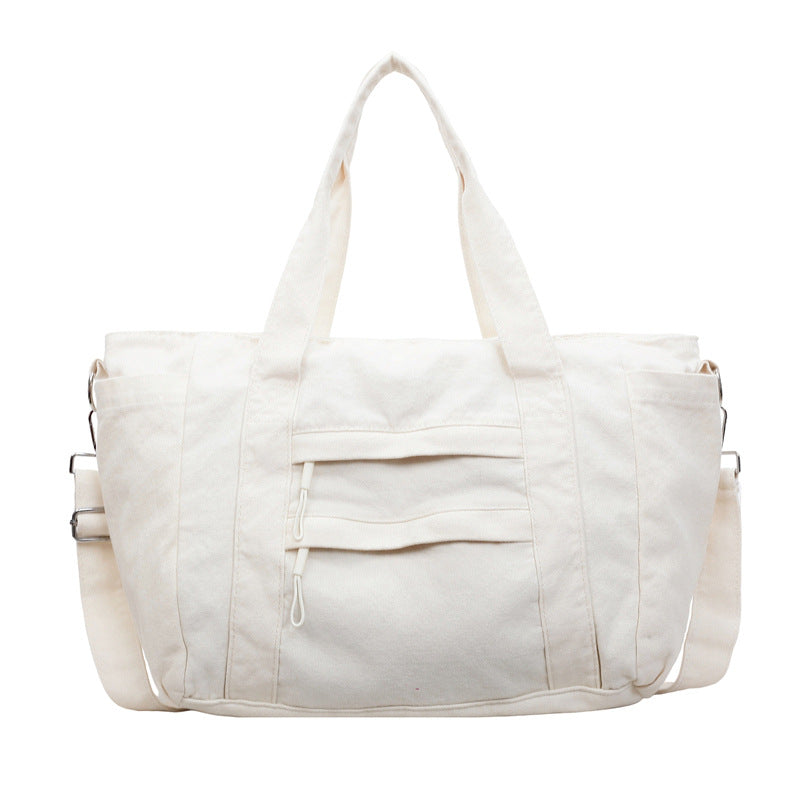 Women's Large Capacity Totes Canvas Commute Leisure Versatile Simple Tote Bag