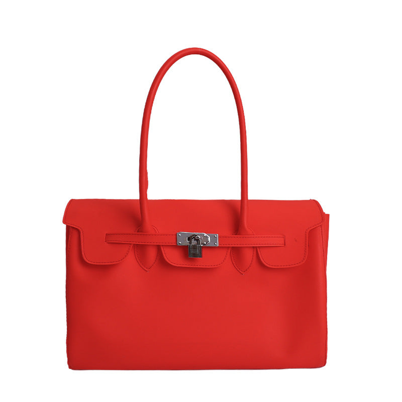 Women's Large Capacity Leather High-grade Western Style Personality Fashion Women's Shoulder Bag