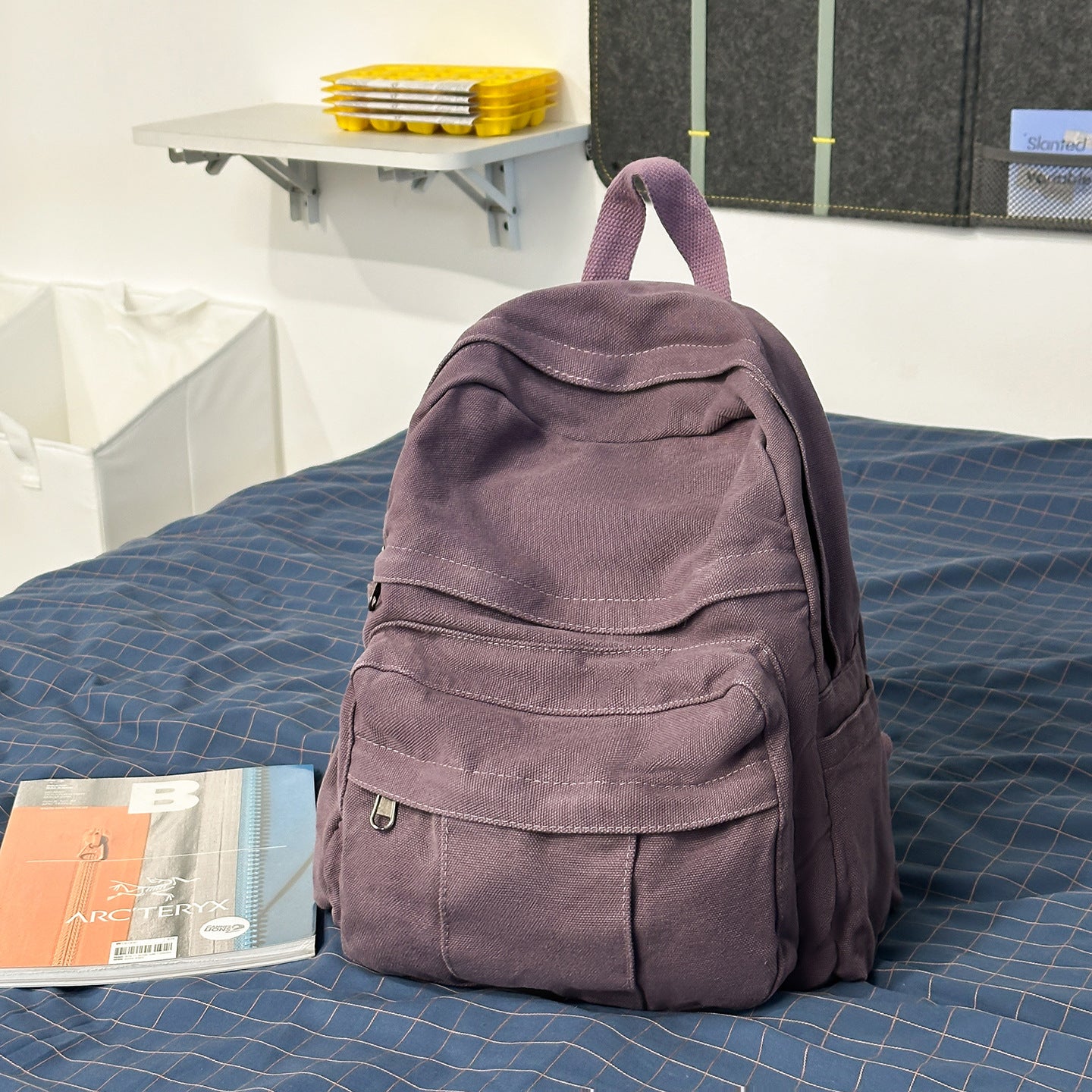 Women's Korean Style Canvas For Fashion Trends Backpacks
