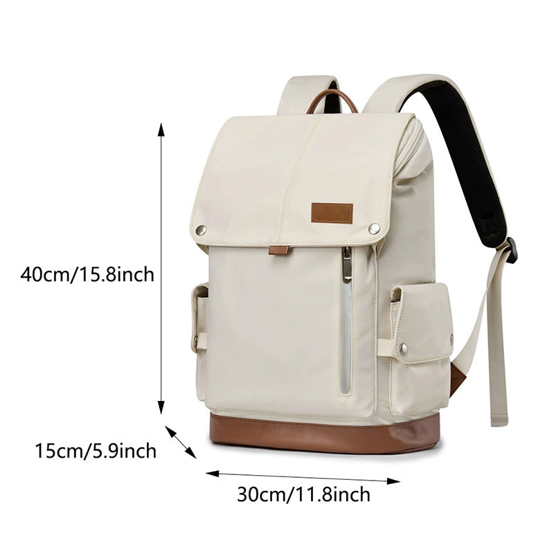 Trendy Fashion Unisex Contrast Color Computer Leisure Backpack