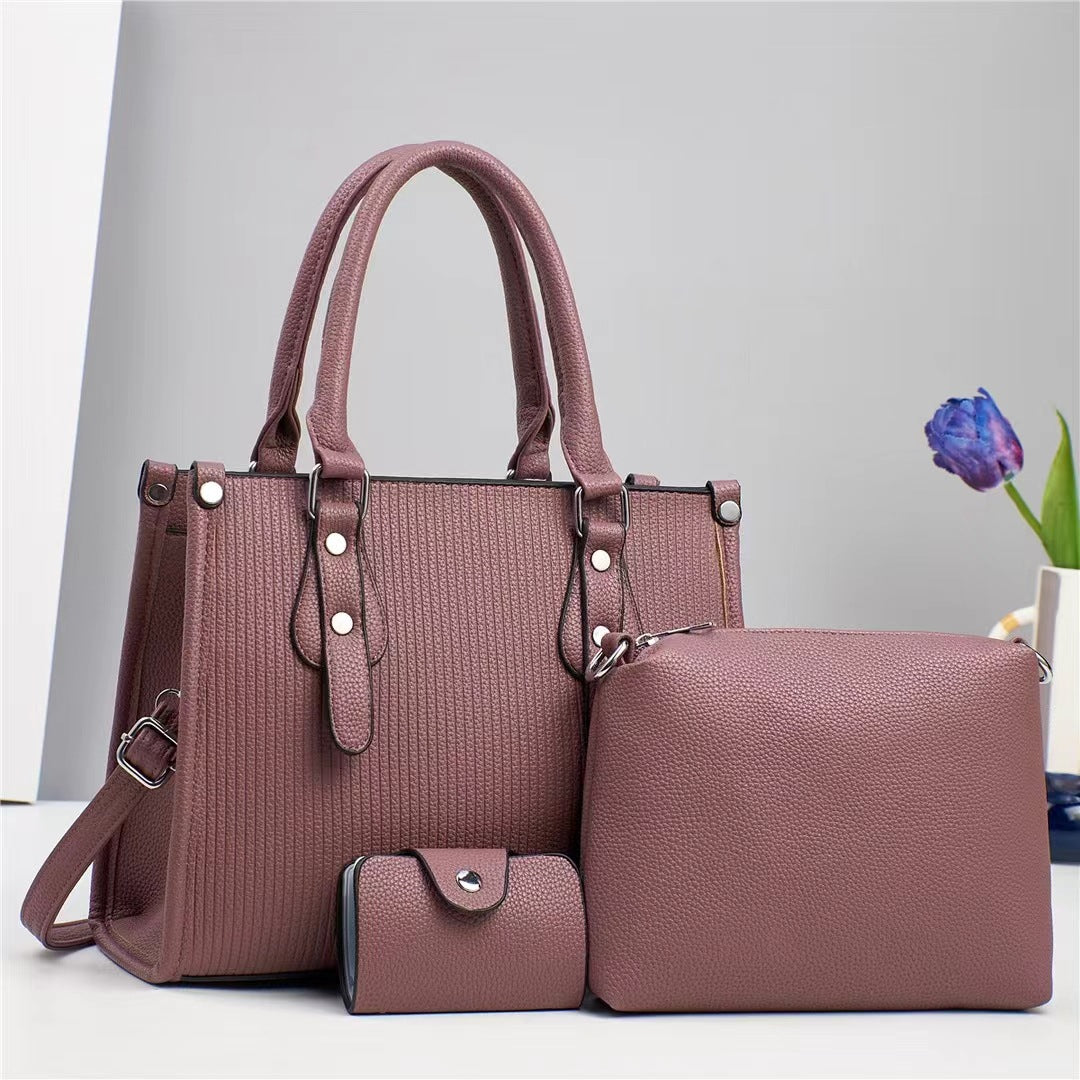 Women's Three-piece Set Mother Portable Large Capacity Tote Bag