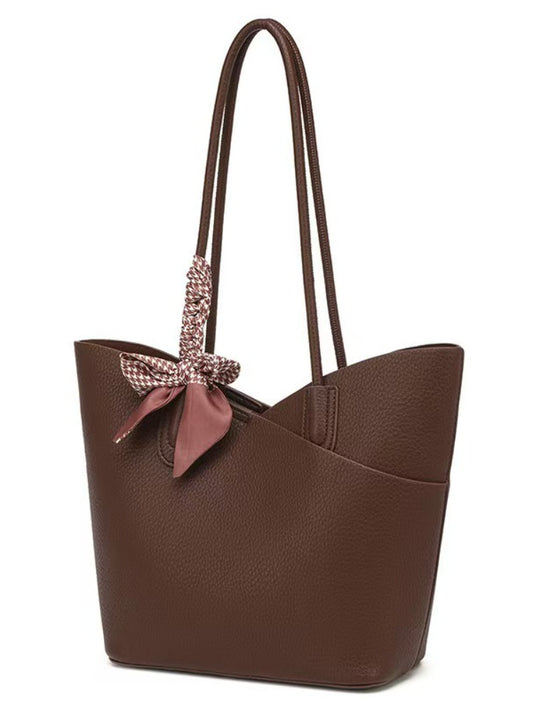Women's Vegetable Basket Underarm Fashion Large Capacity Commuter Son Tote Bag