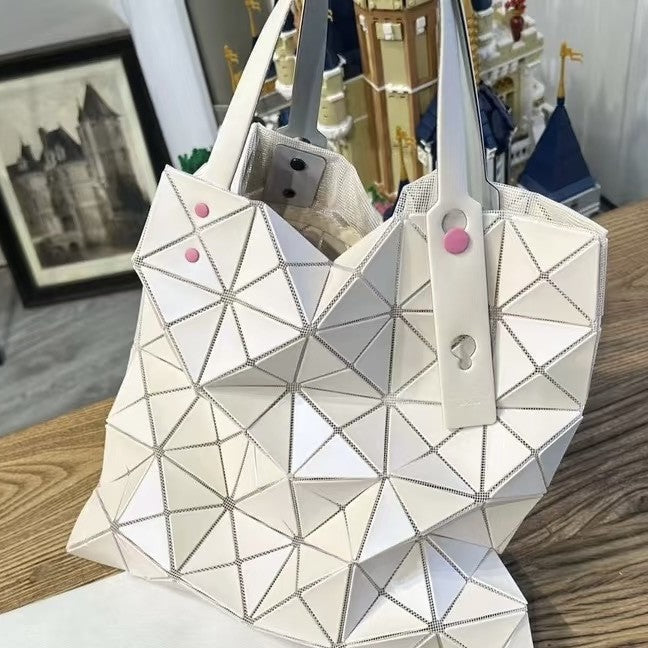 Life Original Color Nail Matte Geometric Diamond Pattern Underarm Commuter Women's Shoulder Bag