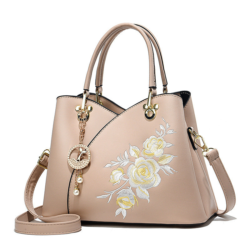 Women's Chinese Style Commuter Large Capacity Embroidered Women's Shoulder Bag