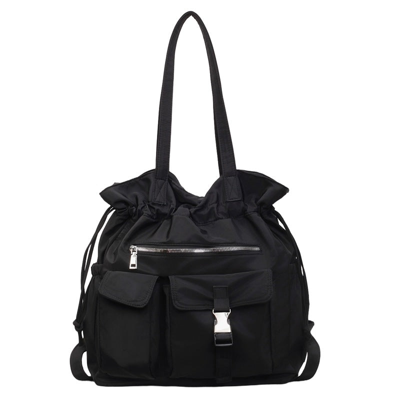 Women's Large Capacity Drawstring Simple Multifunctional Storage Practical Backpacks
