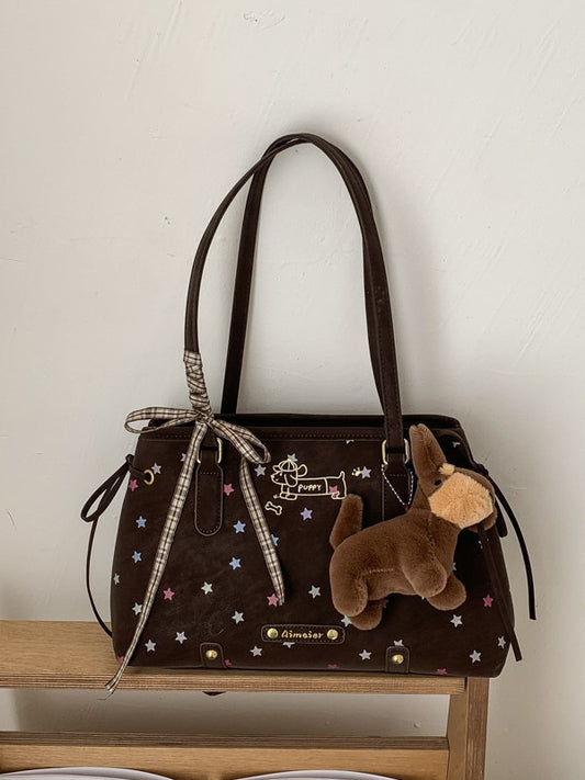 Capacity Commuter Female Spring Advanced Texture Tote Bag