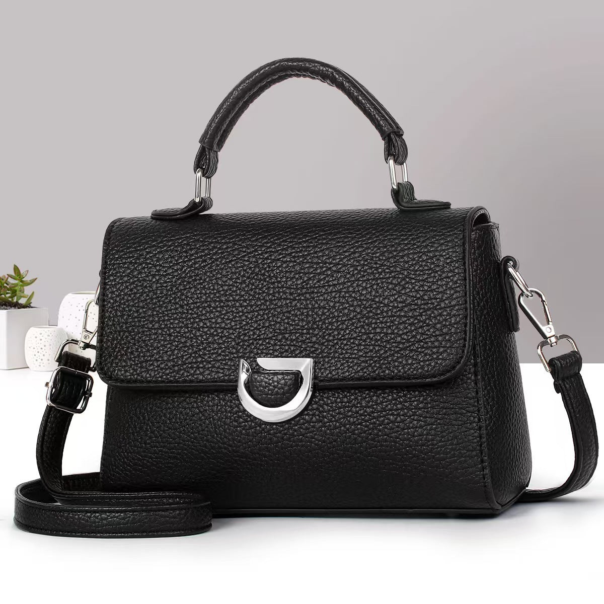 Women's Fashionable Commuter Simple Western Style Women's Shoulder Bag