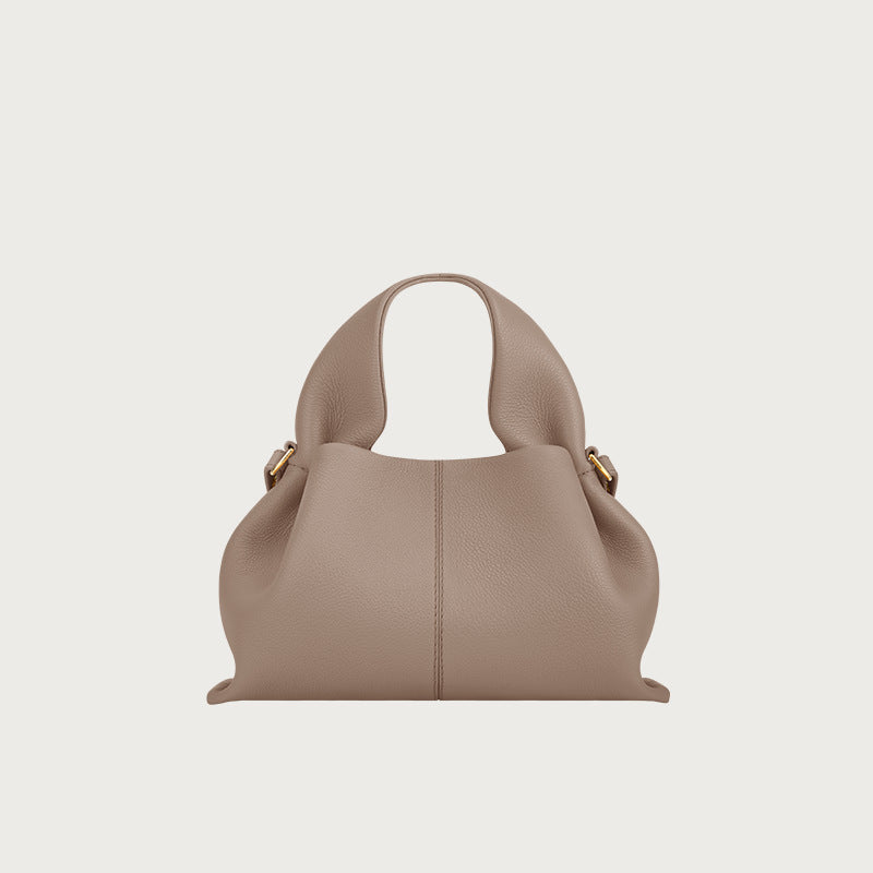 Pauline Cloud French Cowhide Design Dumpling Portable Women's Messenger Bag