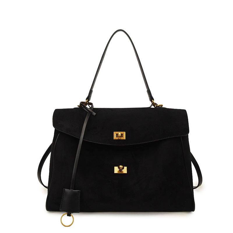 Fashion Women's Suede Commuter Autumn High-grade Tote Bag