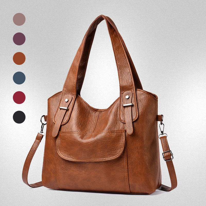 Winter Large Capacity Portable Trendy Soft Women's Shoulder Bag