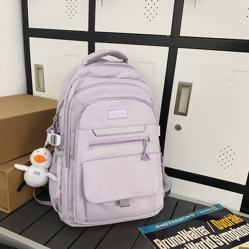 Junior High Large Capacity Female College Niche Simple Computer Women's Backpack