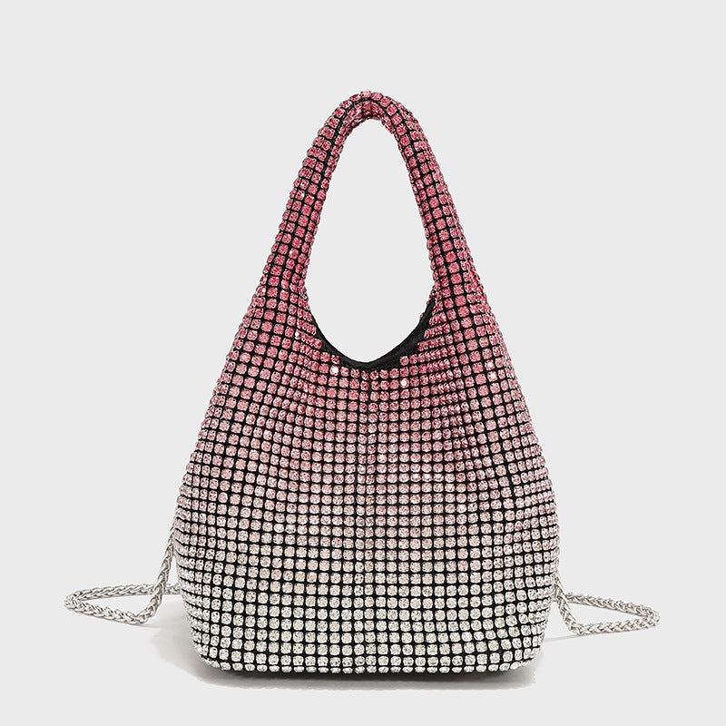 Women's Dinner Fashion Chain Diamond Full Portable Bags