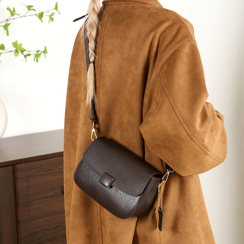 Women's Genuine Leather High Sense Vintage Saddle Bags