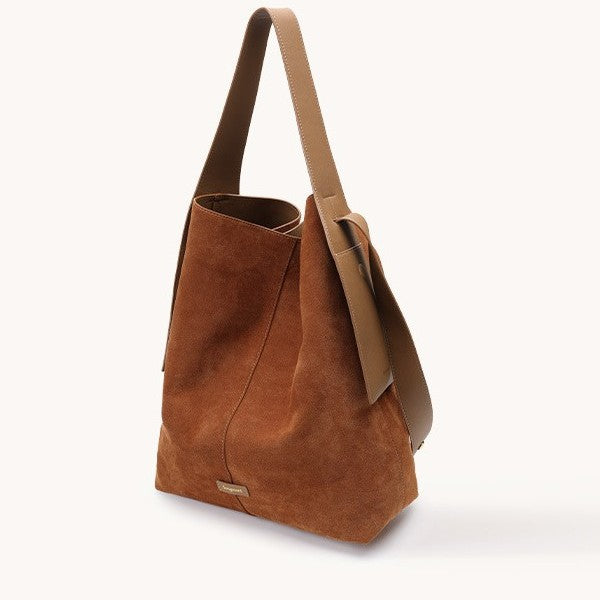 Comfortable Durable Classic Loose Suede Commuter Shoulder Bags