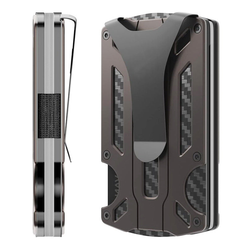 Durable Casual Men's Aluminum Alloy Metal Card Pack Card Sleeve