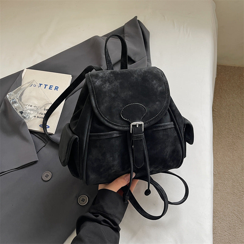 Women's Korean Style Flip Soft Surface Summer Simple Backpacks