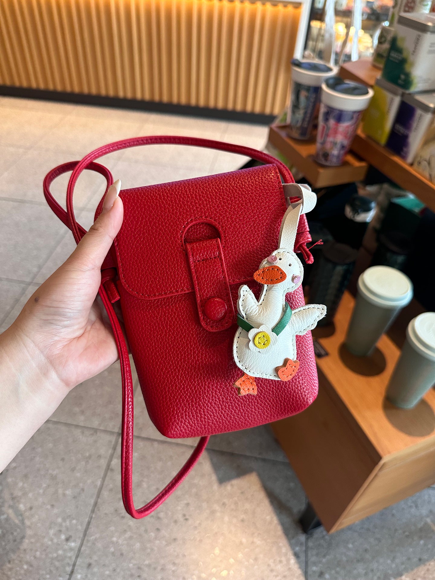Female Fashion Lightweight Walking Practical Commuting Mobile Phone Bag