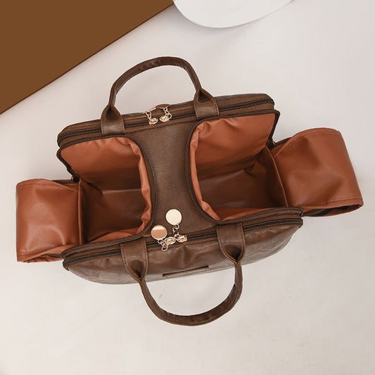 Women's Portable Large Capacity Fashionable Retro High-grade Makeup Bag