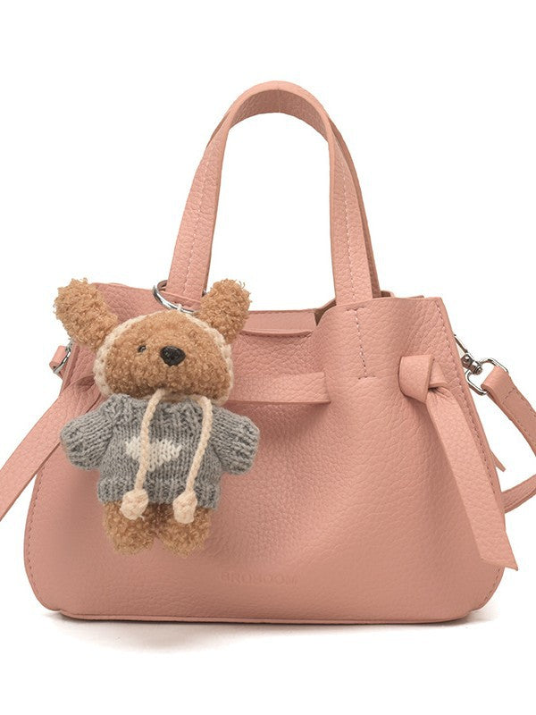 Retro Lychee Pattern Minority Fashion Western Women's Handbag