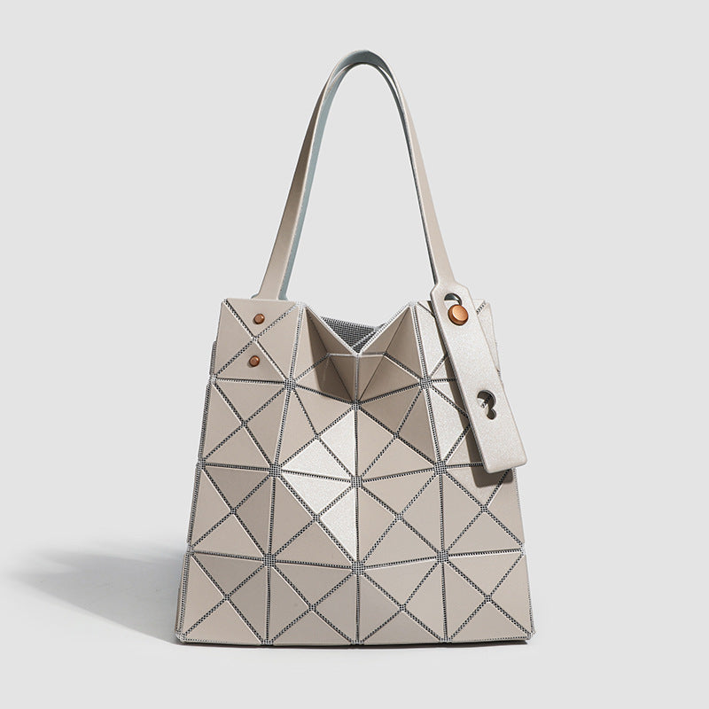 Women's Box Geometric Diamond Check Summer Women's Shoulder Bag