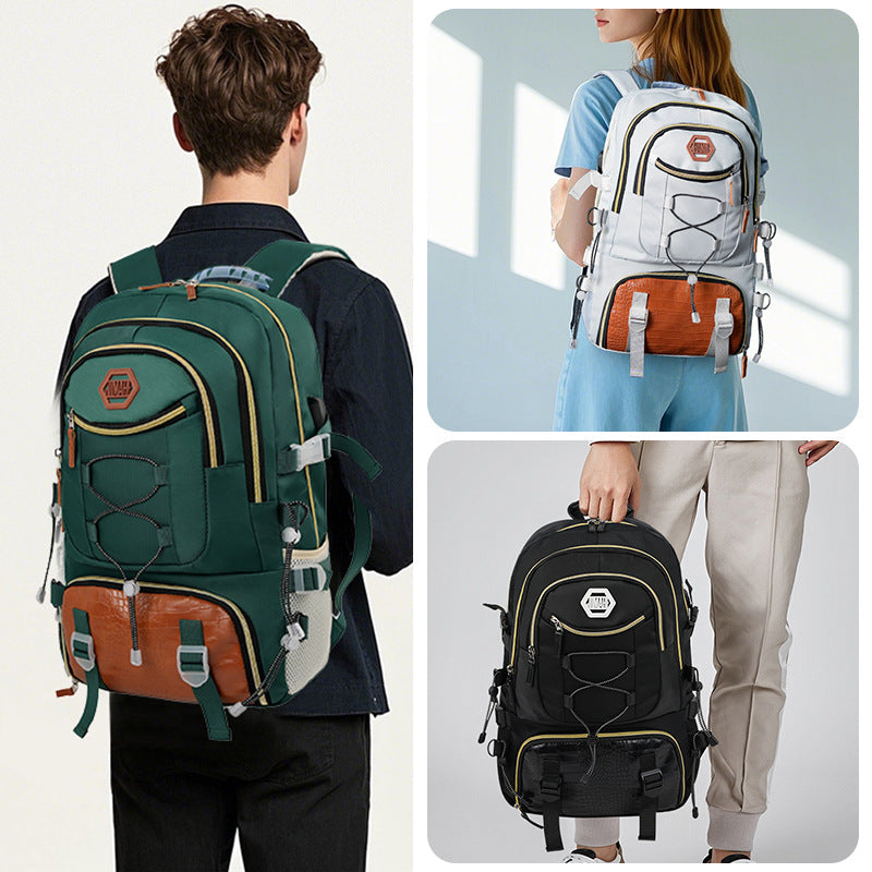 Large Capacity High Sense Hiking Oxford Leisure Backpack