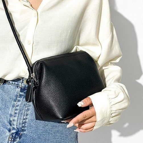 Women's Counter Quality Retro Minority Mobile First Layer Cowhide Women's Messenger Bag