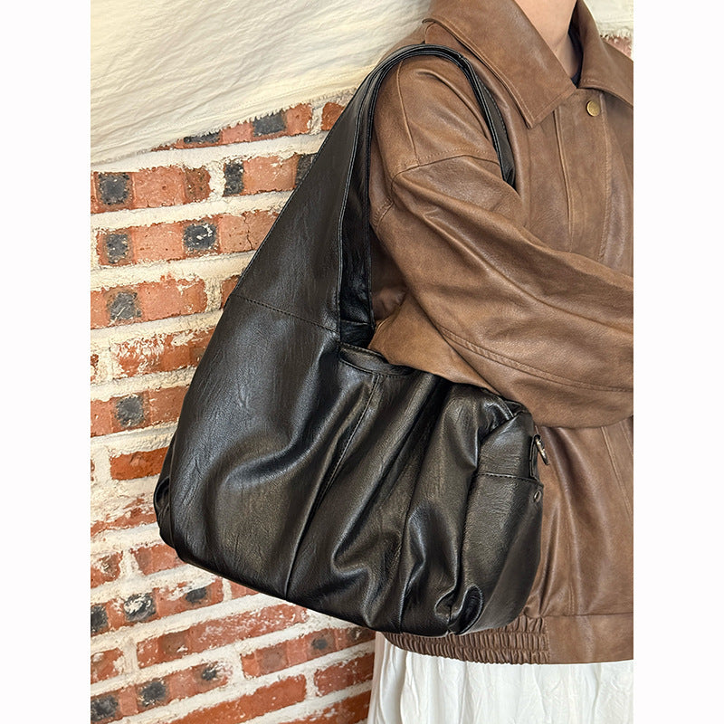 Women's High-grade Large Capacity Versatile Portable Underarm Women's Shoulder Bag
