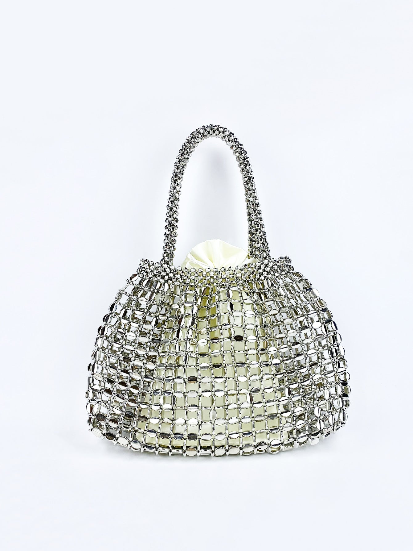 Women's Metal Retro Hollow Hand-woven Niche Design Sequined Bags