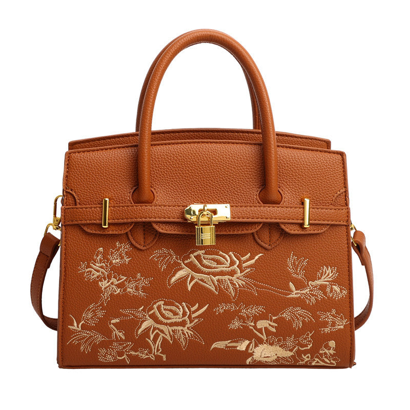 Versatile Women's Chinese Embroidery Mom Premium Women's Messenger Bag