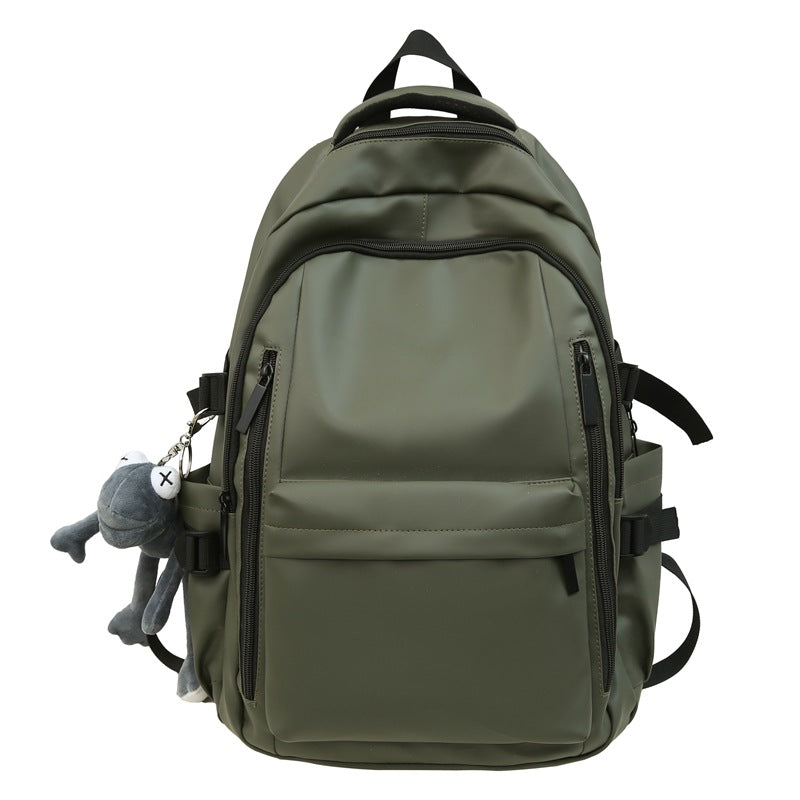 Men's Textured Waterproof Trendy Junior's Female College Women's Backpack