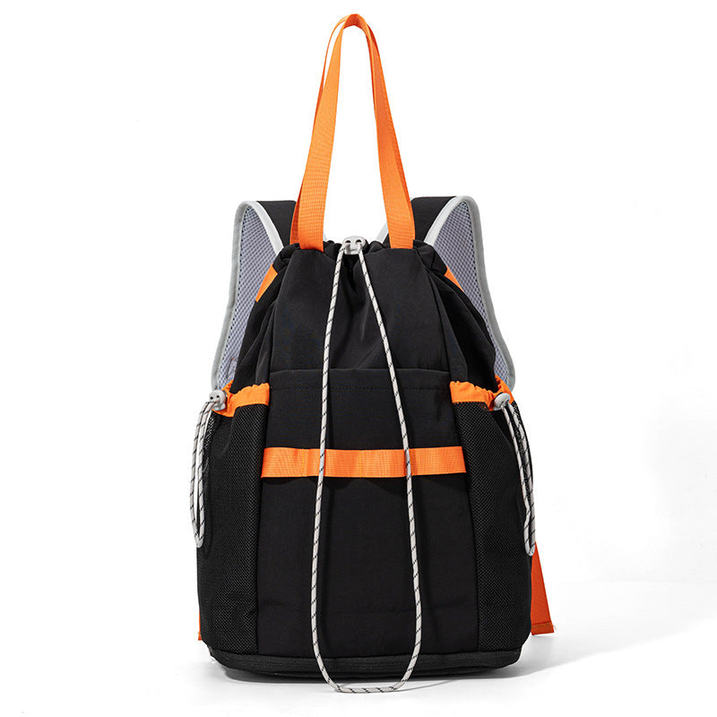 Women's & Men's Badminton Drawstring Tennis Portable Ball Printing Backpacks