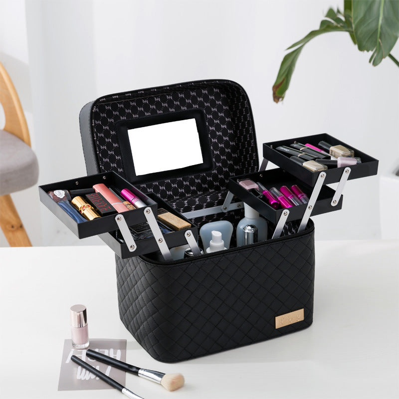 Korean Large Capacity Storage Box Jewelry Cosmetic Case