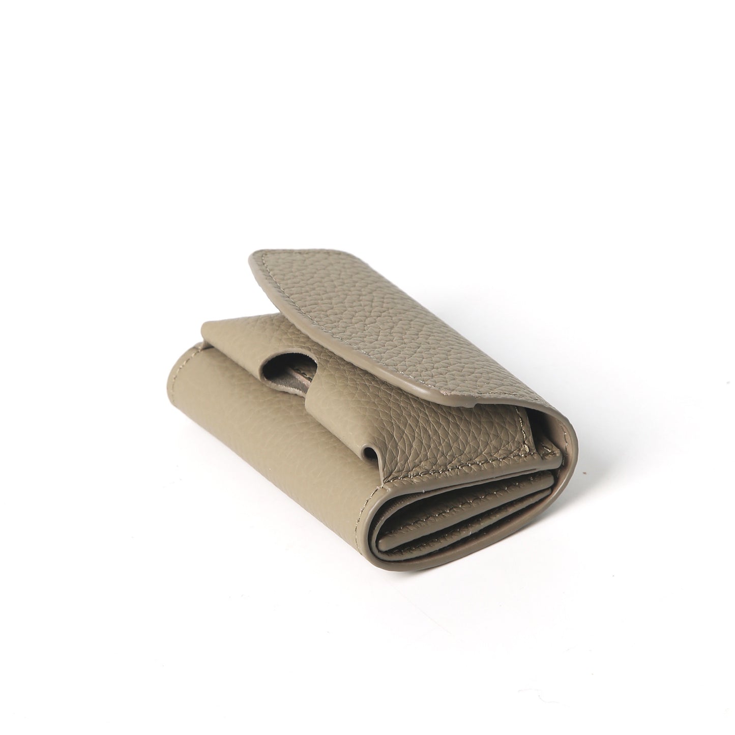 Women's & Men's Short First Layer Cowhide Mini Card Pack Card Sleeve