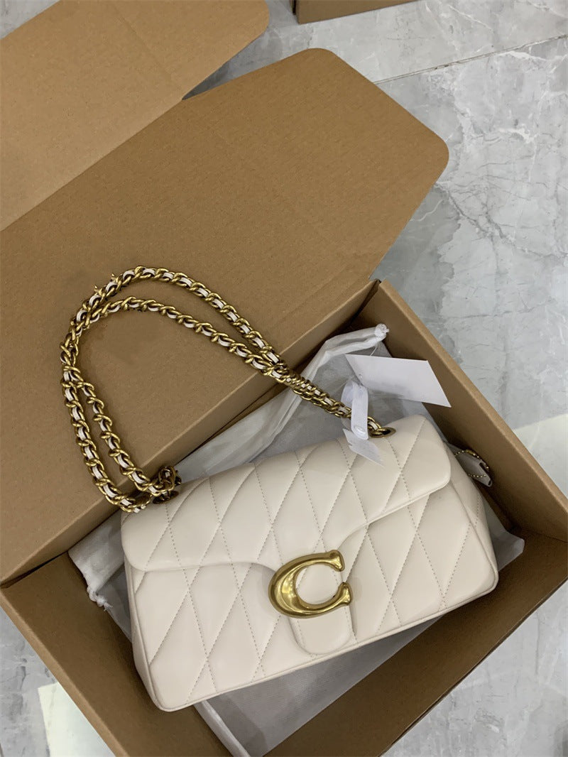 Underarm Dionysian Fashion Rhombic Sheepskin Chain Women's Shoulder Bag