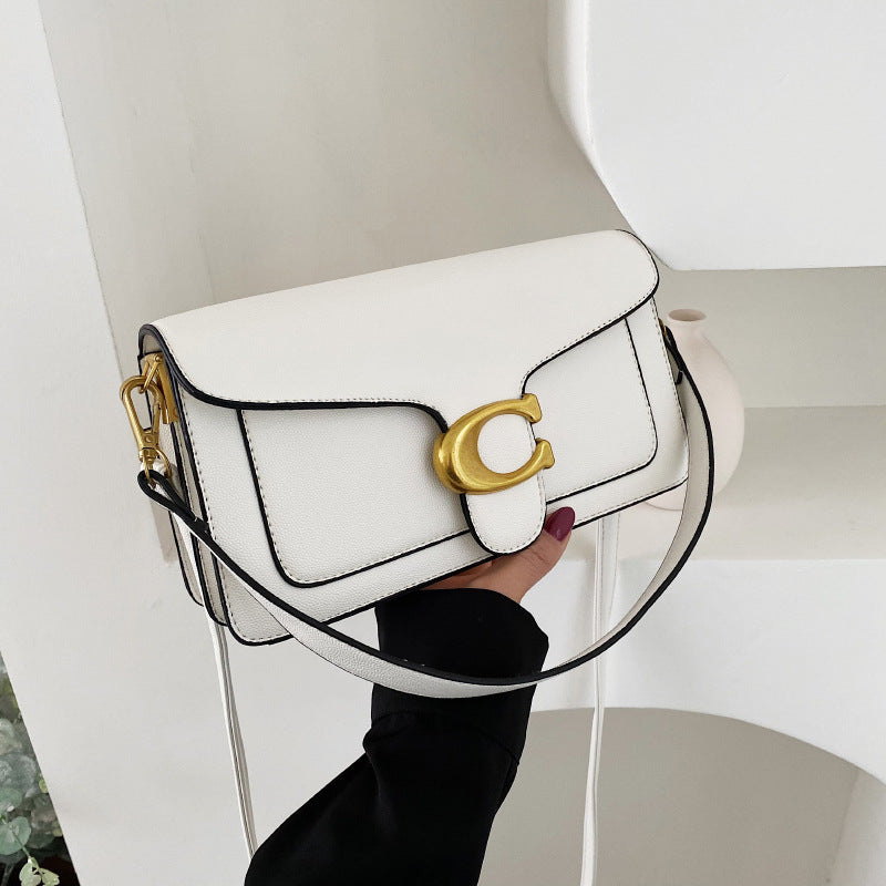 Unique Women's High-grade Graceful Fashionable Caviar Women's Messenger Bag