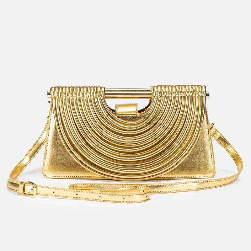 Women's Woven Clutch Fashion Personality Trend High-grade Small Square Bags