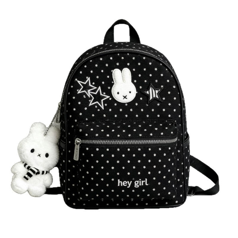 Cute Cartoon Polka Dot Korean Large Capacity School Bags