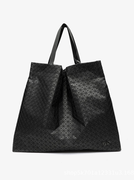 Women's Rhombus Silicone Large Capacity Niche Computer Bags