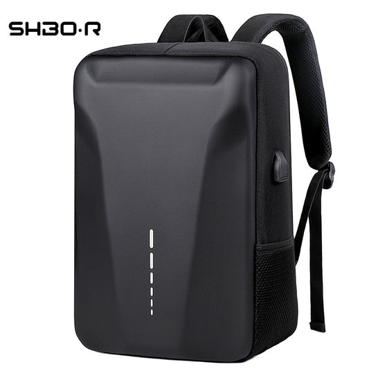 Men's Hard Business Waterproof Rucksack Password Computer Bags