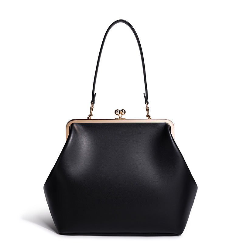 Women's Retro Clip High-grade Fashion Shell Women's Shoulder Bag
