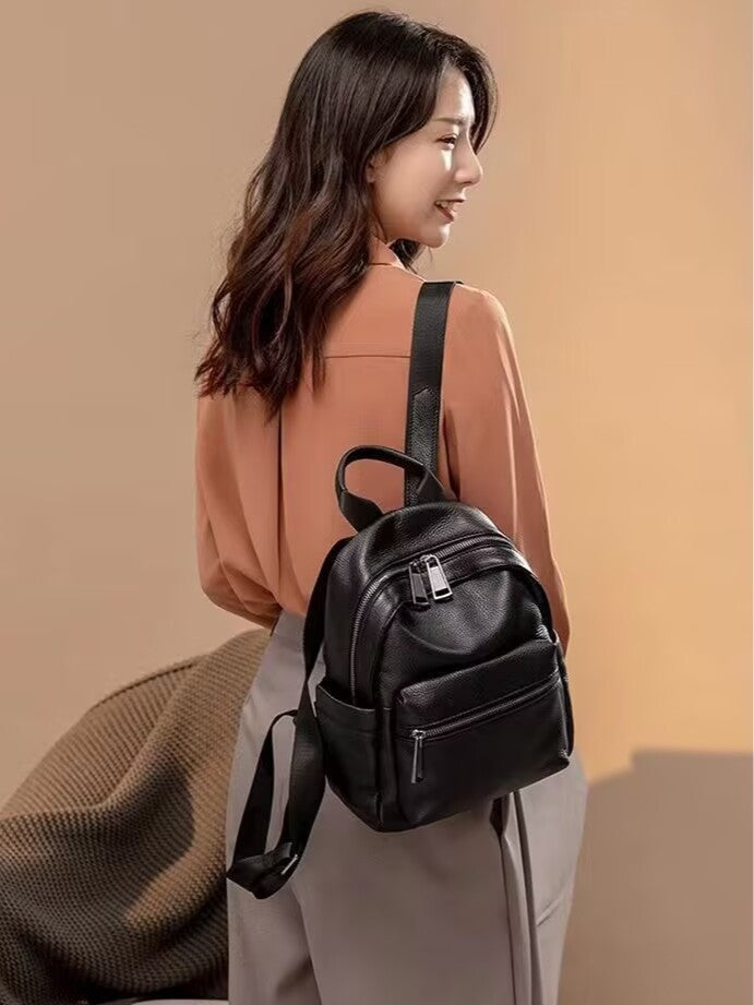 Women's For Commute Minimalist Lightweight Fashion Soft Leather Leisure Moms Bags