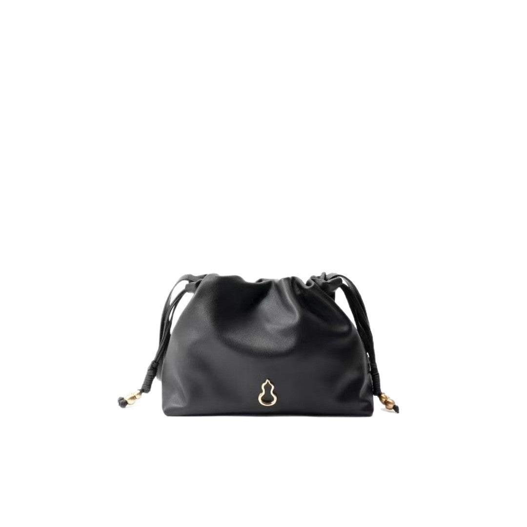 Dong Half Slope Cloud First Layer Cowhide Underarm Women's Shoulder Bag