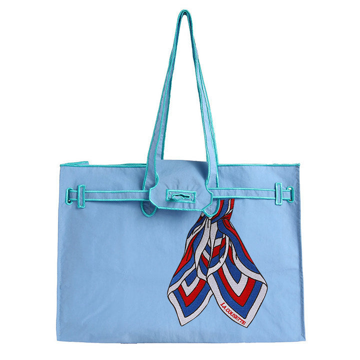 Women's Shopping Canvas Portable Embroidered For Tote Bag