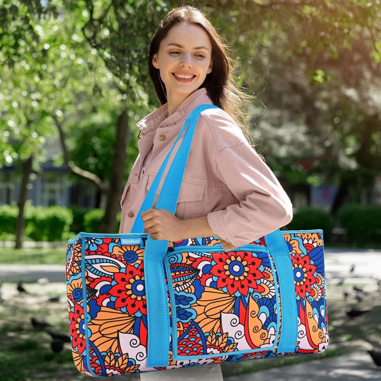 Pattern Portable Good-looking Storage Multifunctional Toiletry Cosmetic Bags