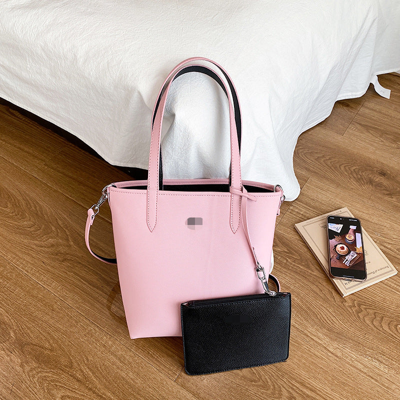 Women's Double-sided Portable Mother Thickened Shopping Commuting Trend Bags