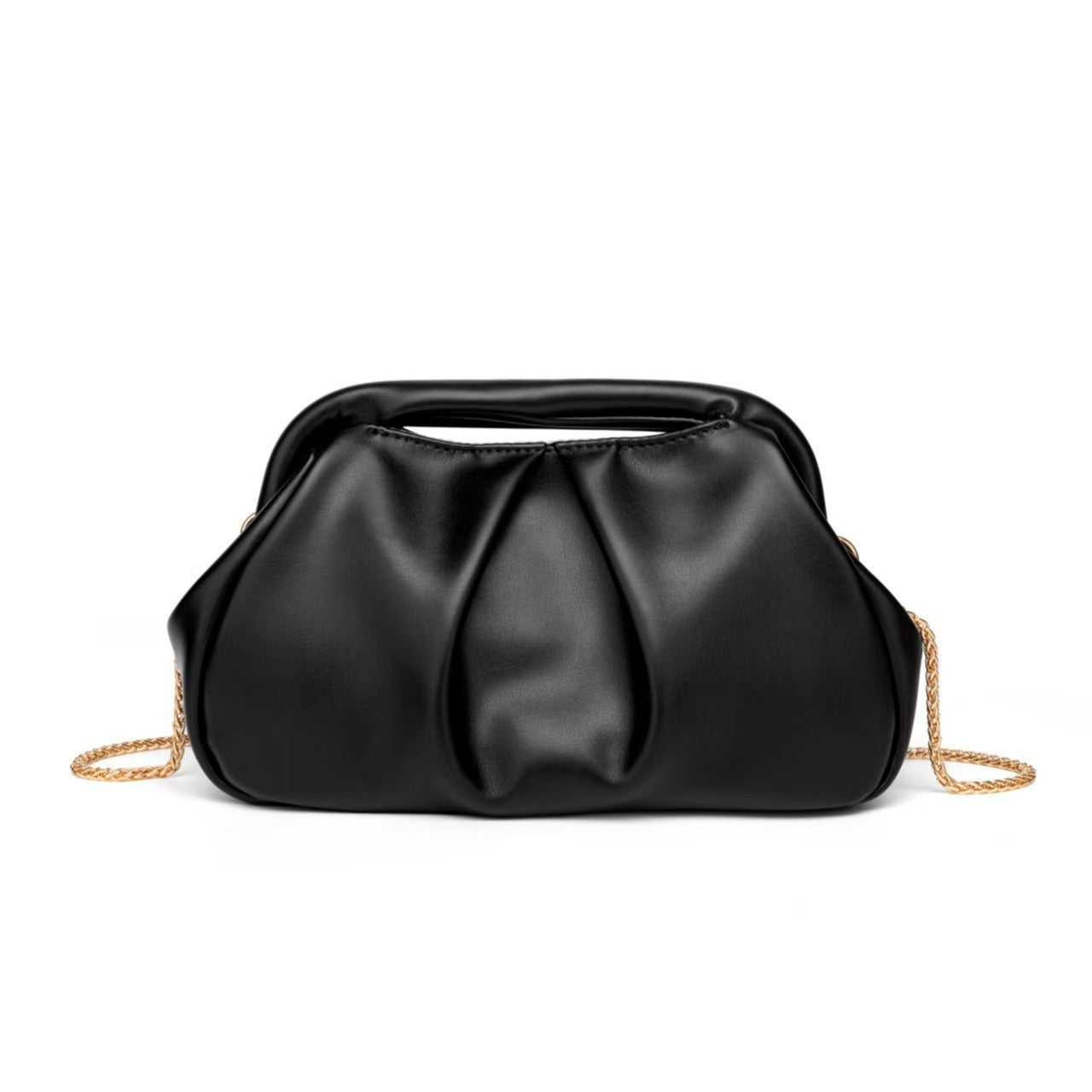 Women's Design Golden Cloud Pleated Chain Underarm Women's Shoulder Bag