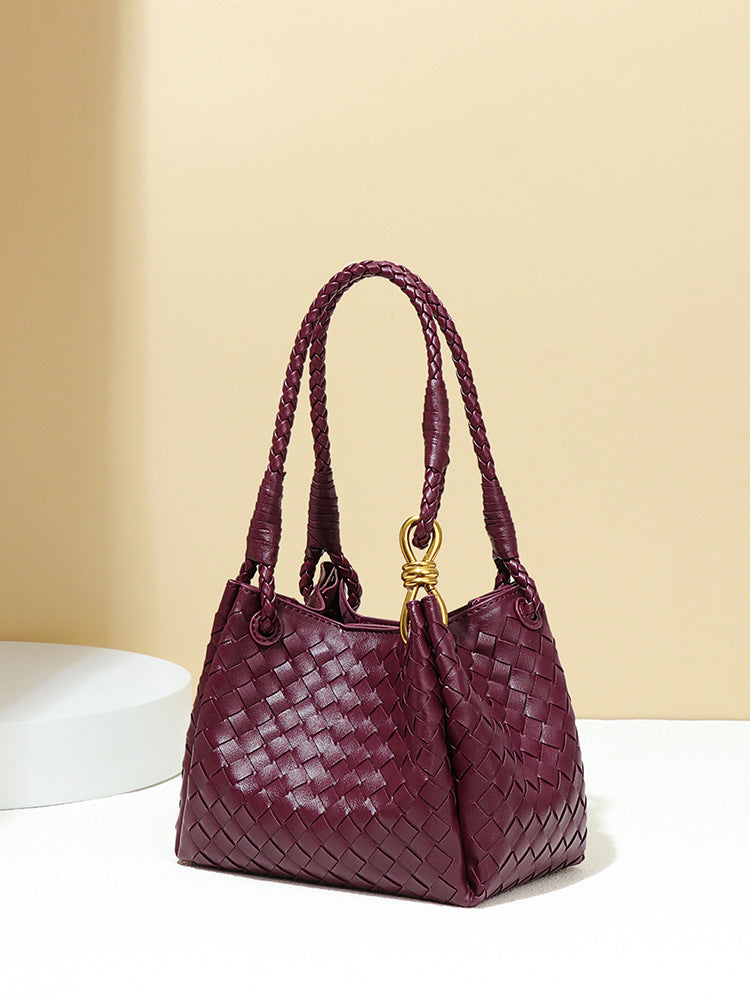 Hand-woven British Style Parachute Summer Metal Cord Fastener Women's Messenger Bag